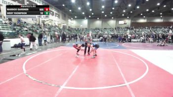 114 lbs Round Of 16 - Maddox Gardner, NorCal Nomads vs West Thompson, The Best Wrestler