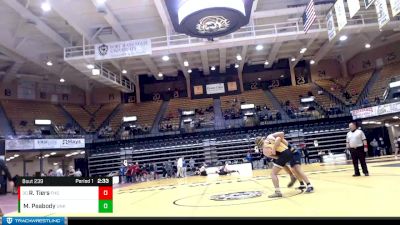 197 lbs Quarterfinal - Ryan Tiers, Fort Hays State vs Mitchell Peabody, Nebraska-Kearney