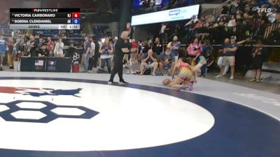 125 lbs Semis - Victoria Carbonaro, NJ vs Sobina Clendaniel, AK