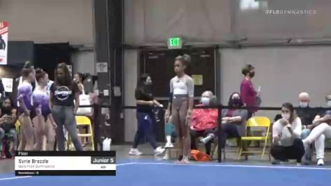 Syrie Brazzle - Floor, Bare Foot Gymnastics - 2021 Region 1 Women's Championships