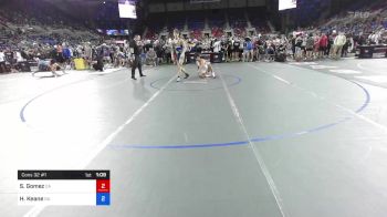 132 lbs Cons 32 #1 - Sergio Gomez, California vs Hunter Keane, Georgia