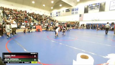 70 lbs Round 2 - Derek Cruz, Legacy WC vs Jesse Espinoza, Total Kaos Wrestling Club