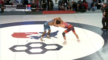 144 lbs Semis - Michael Lopez, Colorado vs Jesse Grajeda, California