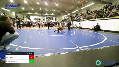 55 lbs Round Of 16 - Miko Flynn, Sallisaw Takedown Club vs Hunter Osburn, Jay Wrestling Club