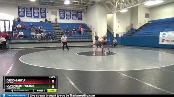 157 lbs Cons. Semi - Diego Garcia, Luther vs Dom Myers-Foster, Augustana (IL)