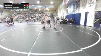 140 lbs Cons. Round 2 - Mia Pryor, Lakewood vs Josephine Vazquez, Rancho Cucamonga