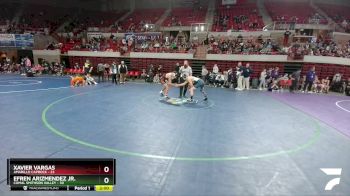 165 lbs Quarters & 1st Wb (16 Team) - Efren Arizmendez Jr., Comal Smithson Valley vs Xavier Vargas, Amarillo Caprock