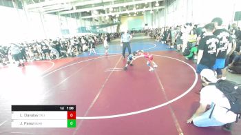 46 lbs Quarterfinal - Logan Davalos, California vs Joseph Perez, Bear Cave