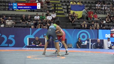 55 kg Repechage - Alexander Pierce, United States vs Lavozier Wadik Maruso, Brazil