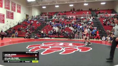 150 lbs 1st Place Match - Dylan Gilcher, Detroit Catholic Central vs Jacob Keirn, Wadsworth