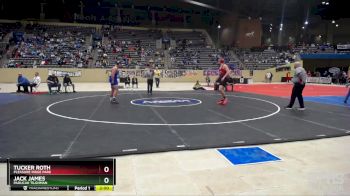 215 lbs Semifinal - Jack James, Paducah Tilghman vs Tucker Roth, Pleasure Ridge Park