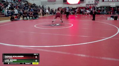 172 lbs Semifinal - Thomas Schlangen, Maple Grove vs Luke Bieniek, Holdingford