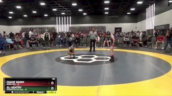65 lbs Placement Matches (8 Team) - Chase Warm, Rebellion vs Eli Gentry, Minions Black (GA)