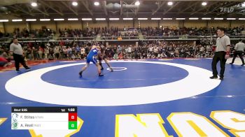 165 lbs Semifinal - Fisher Stites, Newtown vs Andrew Reall, Ponaganset