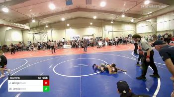 55 lbs Semifinal - Javier Widger, Saints Wrestling Club vs Walker Lewis, Dark Cloud Wrestling Club