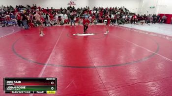 132 lbs Champ. Round 1 - Logan Rogge, Pueblo County vs Joby Saad, Fairview