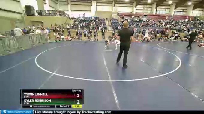 55 lbs Semifinal - Tyson Linnell, Utah vs Kyler Robinson, Utah