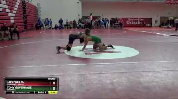 157 lbs Round 1 - Tony Governale, Columbia vs Jack Willen, Cinncinati LaSalle