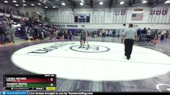 155 lbs Cons. Round 3 - Laura Meyers, Hermiston vs Makena Kranz, Columbia Burbank