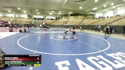 100 lbs Quarterfinal - Noah Flores, Blackman Wrestling Club vs Jack Nordstrom, McMinn Tribe Wrestling Club