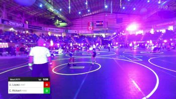 106 lbs Consi Of 16 #2 - Uvaldo Lopez, Unattached vs Cooper Rickart, Fossil Ridge High School