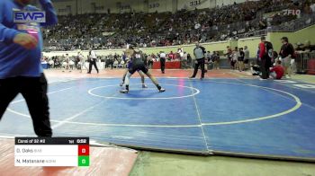 130 lbs Consi Of 32 #2 - Damian Oaks, Bixby vs Nolyn Matanane, Norman JH