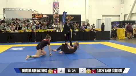 Casey Anne Condon vs Tabatha Ann Watkins 2024 World IBJJF Jiu-Jitsu No-Gi Championship