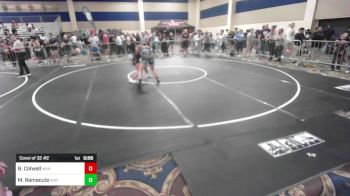 130 lbs Consi Of 32 #2 - Brylee Colwell, War vs Melissa Jane Ramacula, Norwalk HS