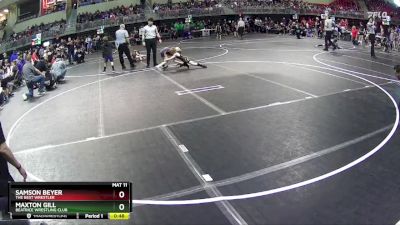 60 lbs Quarterfinal - Samson Beyer, The Best Wrestler vs Maxton Gill, Beatrice Wrestling Club