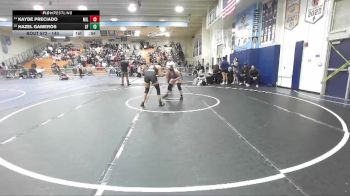 140 lbs Cons. Round 3 - Hazel Gameros, Santa Fe vs Kayde Preciado, Millikan