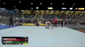 120 lbs Finals (8 Team) - Kaiden Blacklock, 3A La Pine vs PJ Machacek, 3A Harrisburg