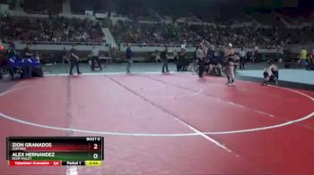 D3-132 lbs Cons. Round 3 - Alex Hernandez, Deer Valley vs Zion Granados, Safford