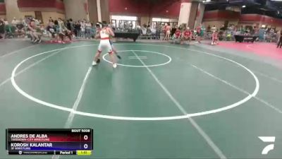 113 lbs Champ. Round 1 - Andres De Alba, Takedown-City Wrestling vs Korosh Kalantar, 3F Wrestling