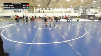 260 lbs 3rd Place - Eli Williams, Wolfgang Wrestling Academy vs Naasson Diaz, Providence BTS
