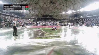 Boys 3A 175 lbs Champ. Round 2 - Jamier Perry, Meadowdale vs Dallas Stryker Simmons, White River