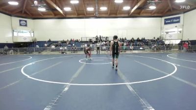 125 lbs Quarterfinal - Daniel Arellano, Menlo NCWA vs Fabian Aguirre, Sacramento State University