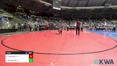 66 lbs Final - Parker Thornton, R.A.W. vs Cooper Vansyckle, Bridge Creek Youth Wrestling