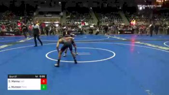 67 lbs Consolation - Damian Manna, East Coast Bandits vs Jerricho Munson, Pomona Elite