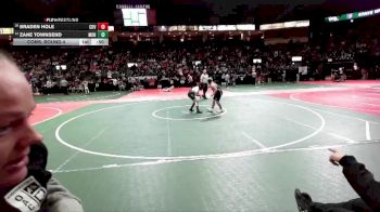 160 lbs Cons. Round 4 - Zane Townsend, MON1 vs Braden Hole, COV3