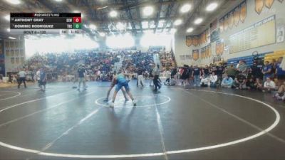 132 lbs Champ. Round 2 - Dominic Rodriguez, Kongkrete Wrestling Academy vs Anthony Gray, Wellington Wrestling Club