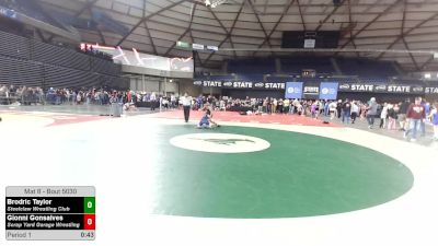 100 lbs Champ. Rd Of 32 - Brodric Taylor, Steelclaw Wrestling Club vs Gionni Gonsalves, Scrap Yard Garage Wrestling