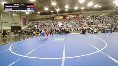 72 kg Champ. Rd Of 64 - Cameron Massie, Cowgirls Wrestling Club vs Eden Lee, Cry Wolf Wrestling