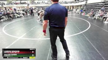 152 lbs Round 3 (4 Team) - Landon Windsor, Gale-Ett.-Tr./Mel.-Min. vs Dalton Hagen, Marshfield