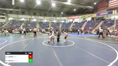 86 lbs Quarterfinal - Case Leffler, Top Notch WC vs Noah Garcia, U-town Hammers