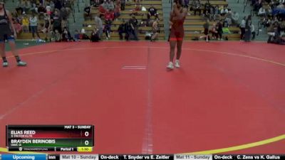 160 lbs Round 4 - Elias Reed, X-Factor Elite vs Brayden Berinobis, IAWC IA