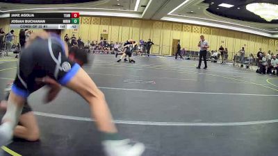 120 lbs Consi Of 32 #1 - Jake Agolia, Team So-Cal vs Josiah Buchanan, Mountain Lion WC