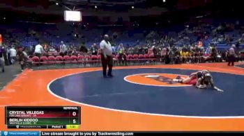 130 lbs Semifinal - Berlin Kiddoo, Westville [Coop] vs Crystal Villegas, Fox Lake (Grant)