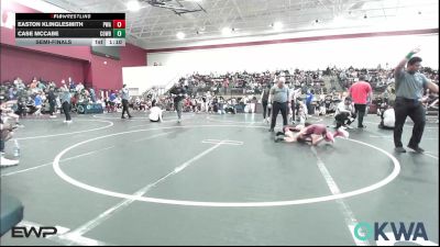 61 lbs Semifinal - Easton Klinglesmith, Perry Wrestling Academy vs Case Mccabe, Cowboy Wrestling Club