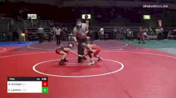 72 lbs Semifinal - Ryan Hirchert, Idaho Gold vs Crew Lambro, Team Aggression