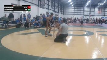 132 lbs Bryan Gomez, RED LION WRESTLING CLUB vs Ayden Laws, REAL LIFE WRESTLING CLUB